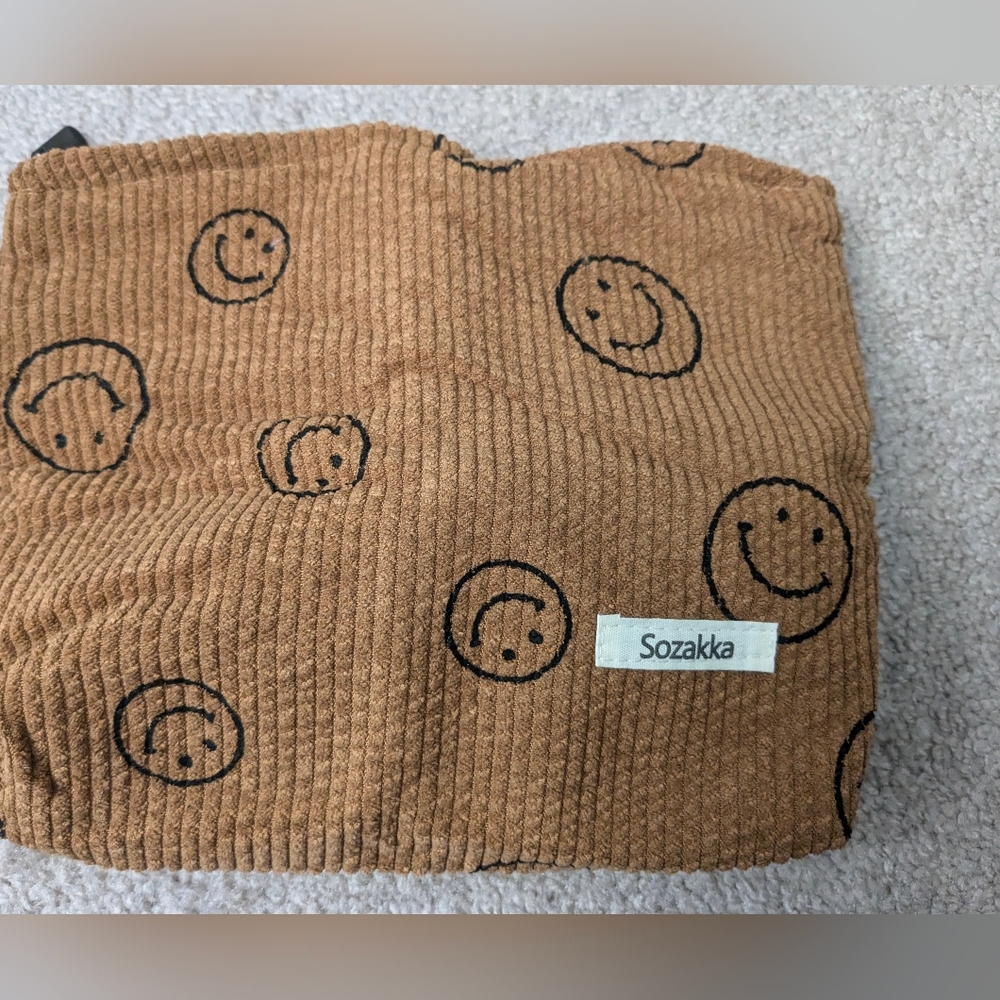 $3 W/ purchase Corduroy Make up bag